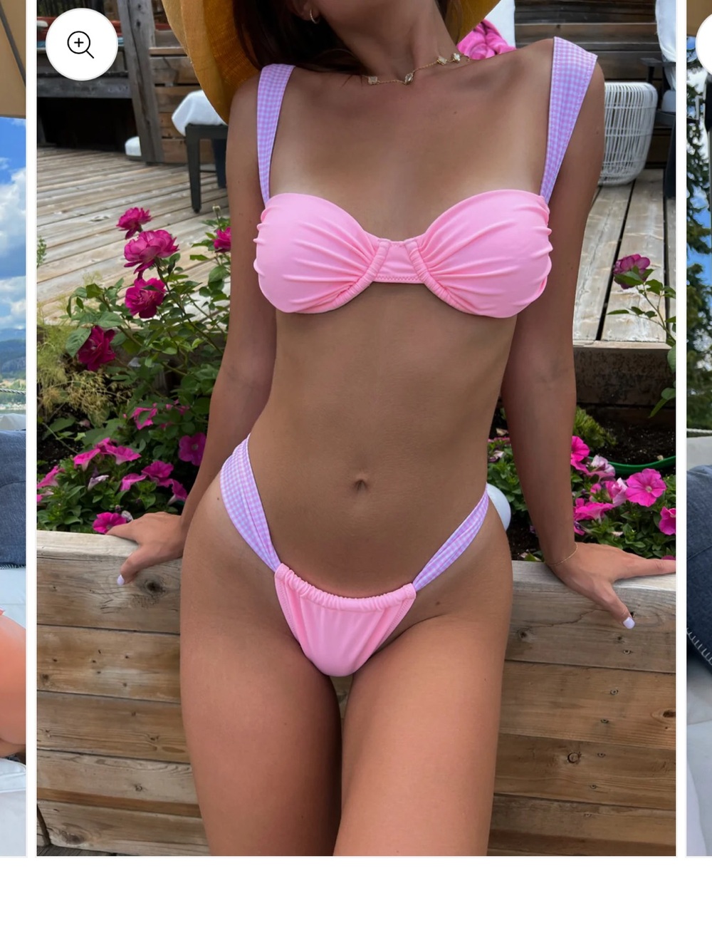 Strawberry Milk Mob Ballerina Bikini Set